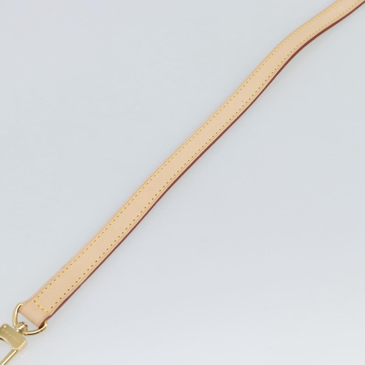 LOUIS VUITTON Adjustable Shoulder Strap Leather 31.1""-35.8"" LV Auth ar14029