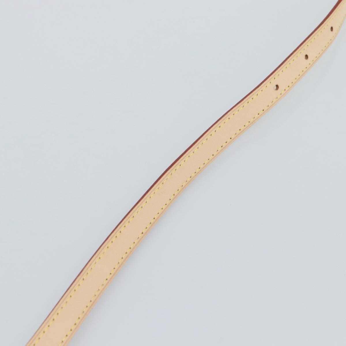 LOUIS VUITTON Adjustable Shoulder Strap Leather 31.1""-35.8"" LV Auth ar14029