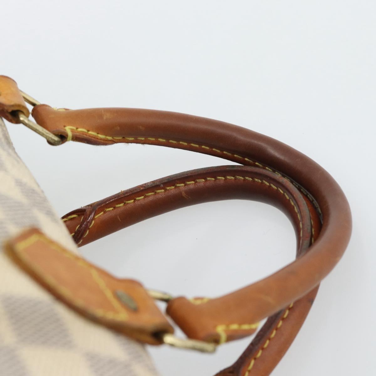 LOUIS VUITTON Damier Azur Speedy 30 Hand Bag N41533 LV Auth ar14035