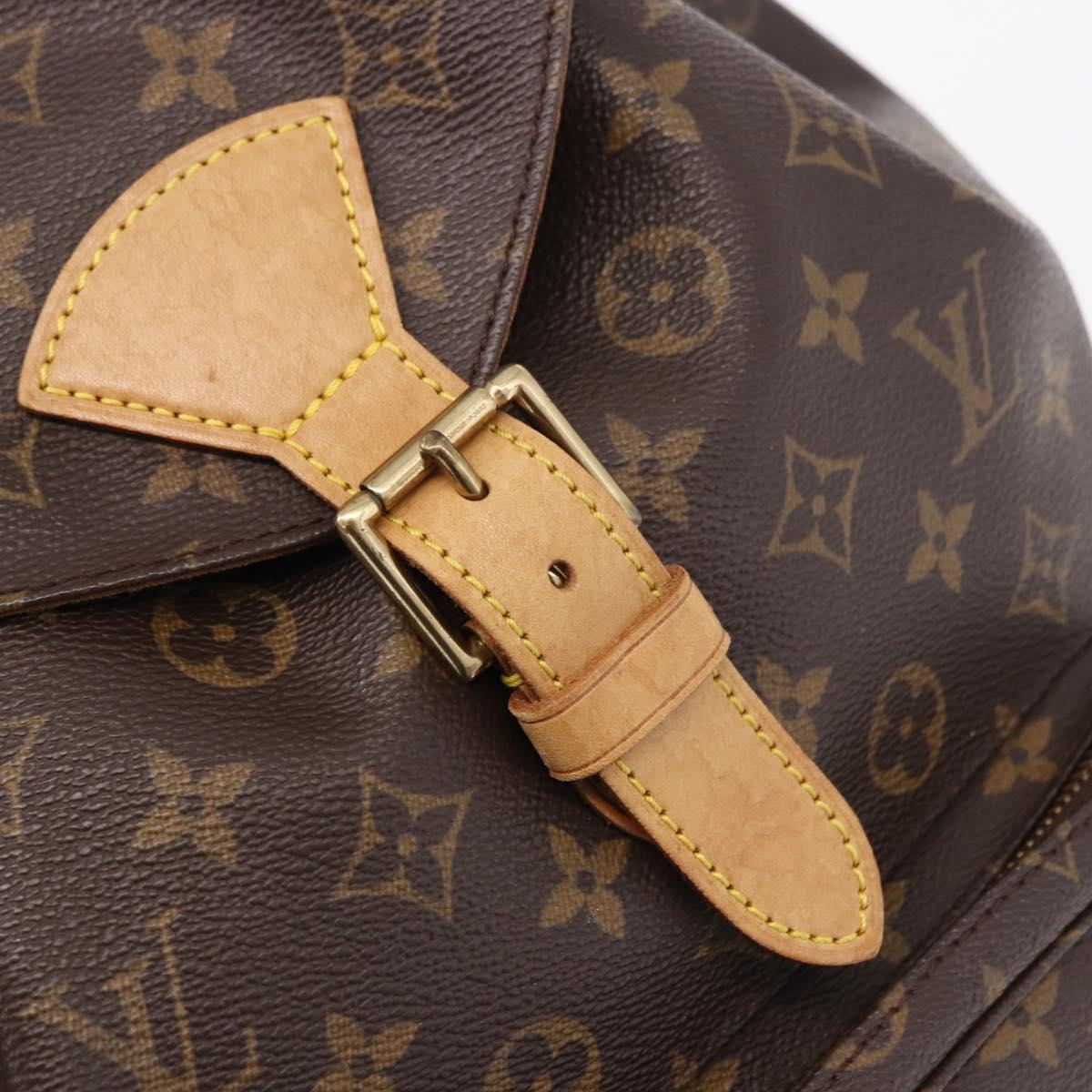 LOUIS VUITTON Monogram Montsouris GM Backpack M51135 LV Auth ar14036A
