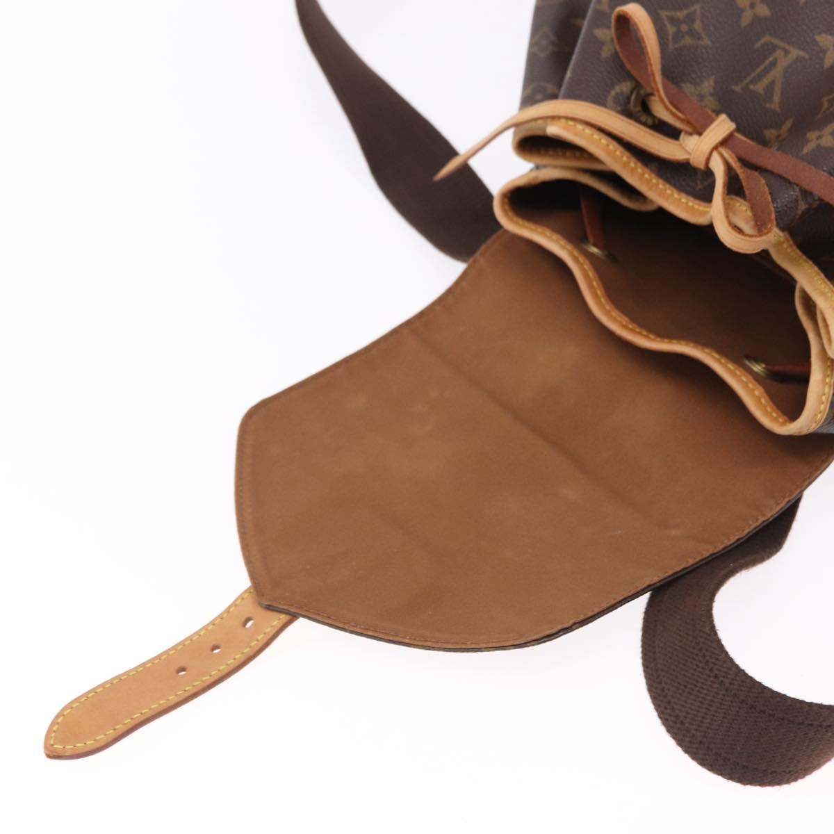 LOUIS VUITTON Monogram Montsouris GM Backpack M51135 LV Auth ar14036A
