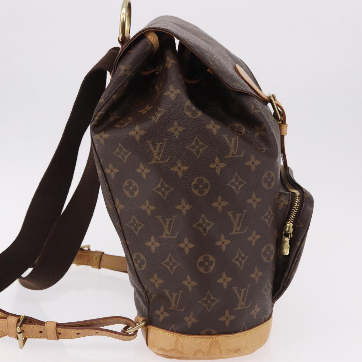 LOUIS VUITTON Monogram Montsouris GM Backpack M51135 LV Auth ar14036A