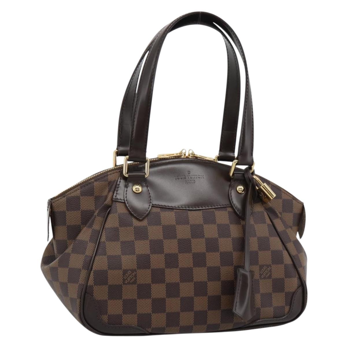 LOUIS VUITTON Damier Ebene Verona PM Hand Bag N41117 LV Auth ar14037V