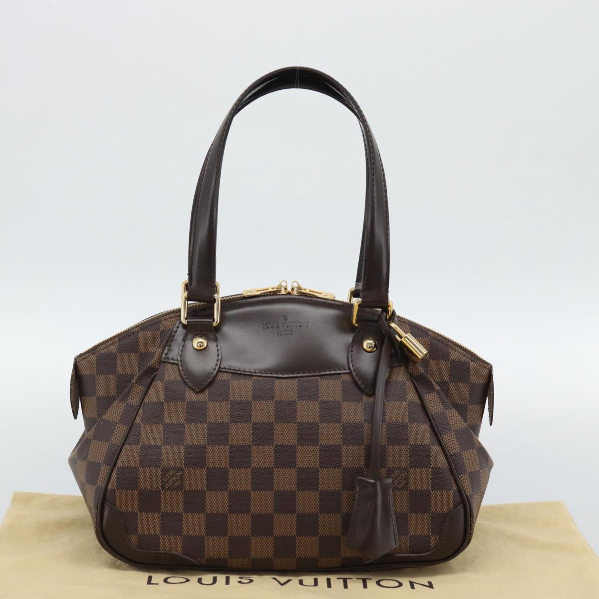 LOUIS VUITTON Damier Ebene Verona PM Hand Bag N41117 LV Auth ar14037V