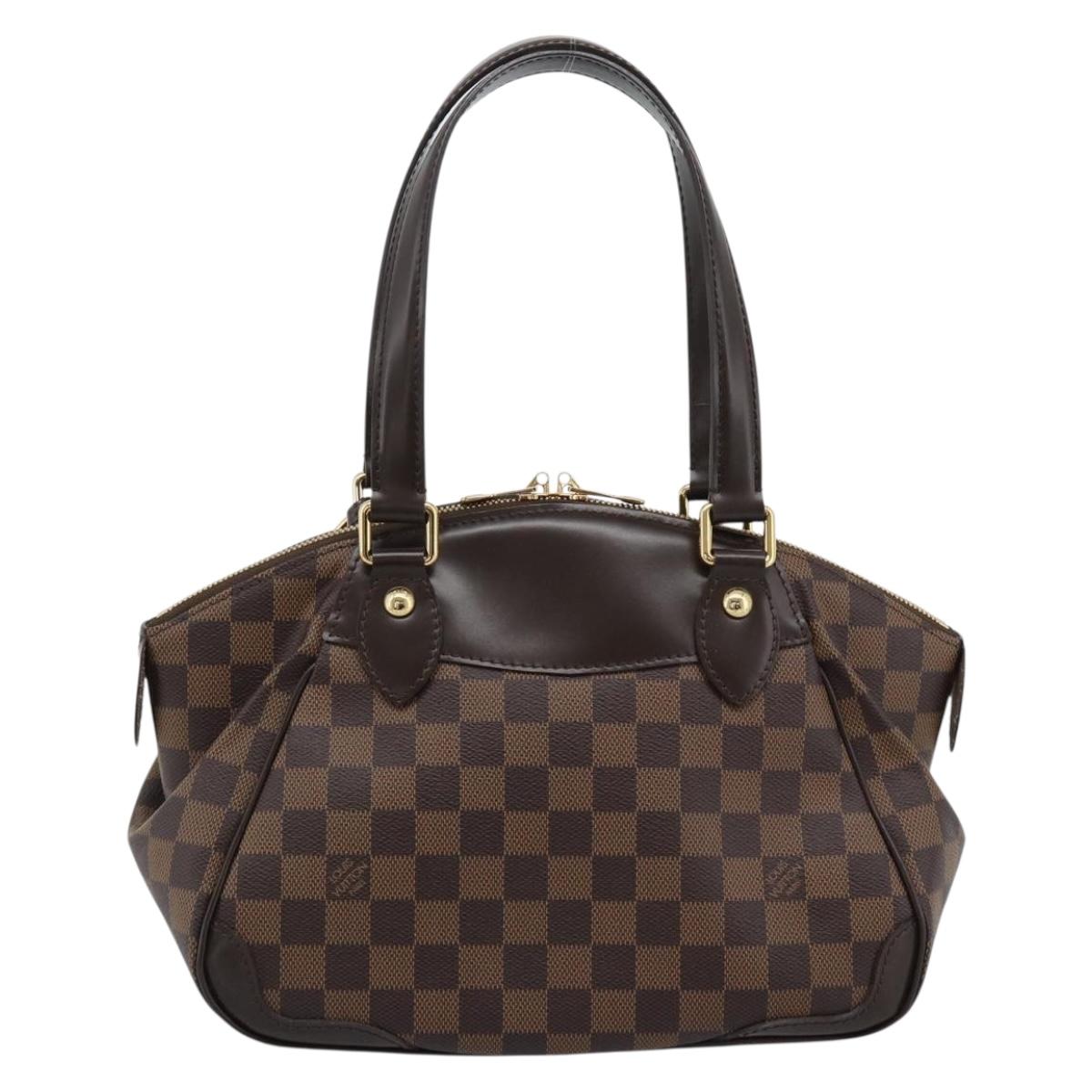 LOUIS VUITTON Damier Ebene Verona PM Hand Bag N41117 LV Auth ar14037V