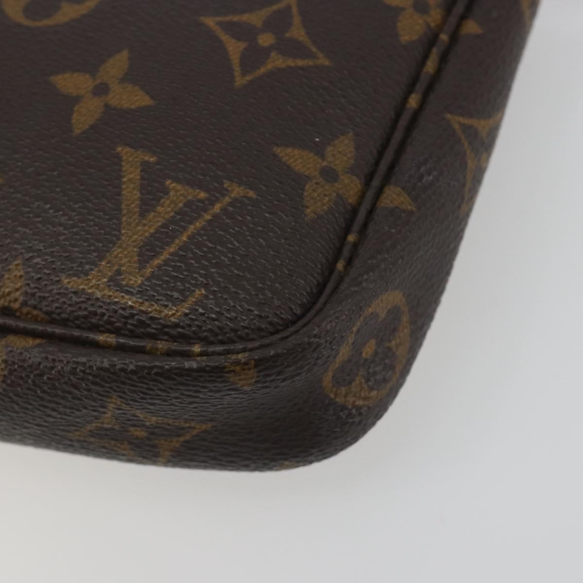 LOUIS VUITTON Monogram Pochette Accessoires Pouch M51980 LV Auth ar14041