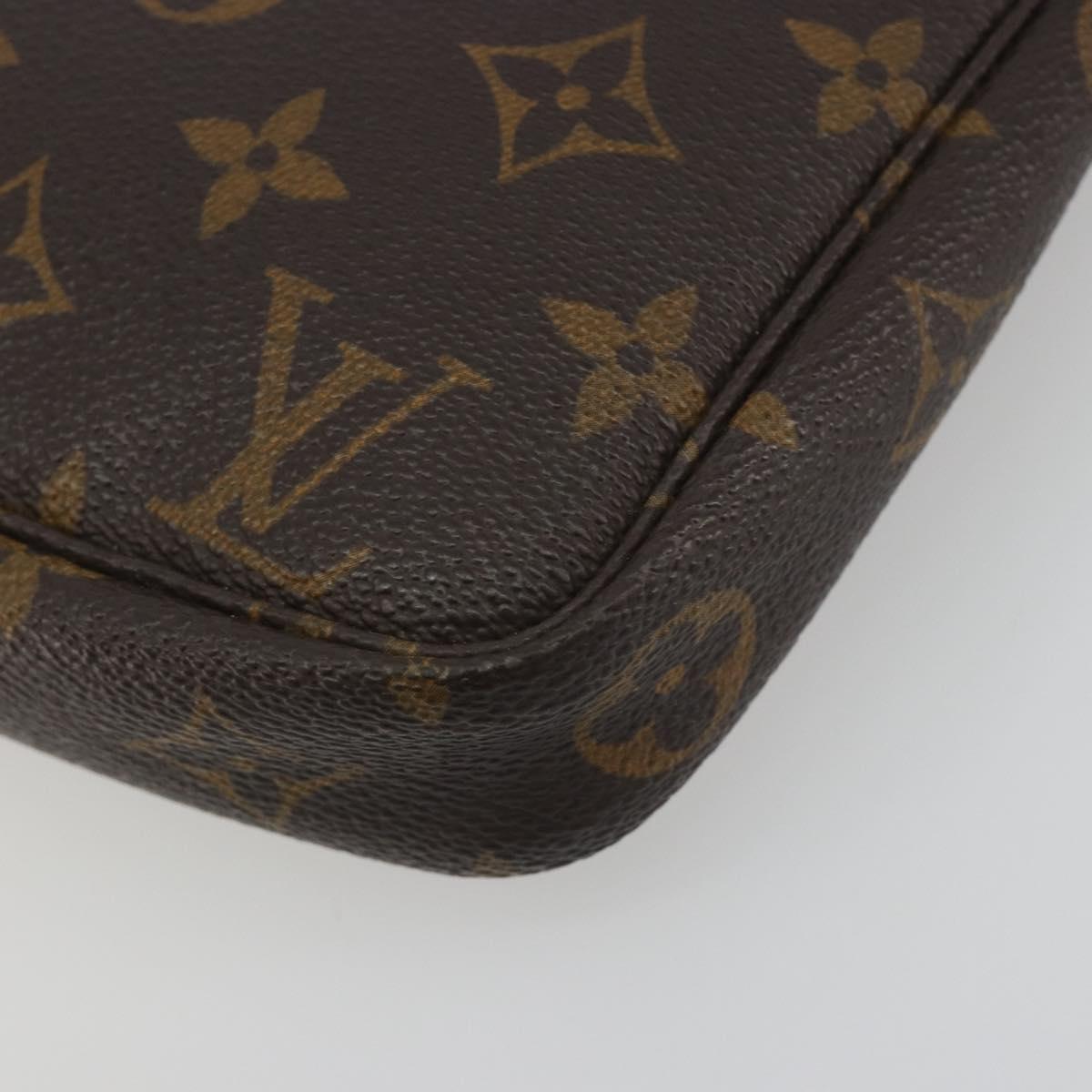 LOUIS VUITTON Monogram Pochette Accessoires Pouch M51980 LV Auth ar14041