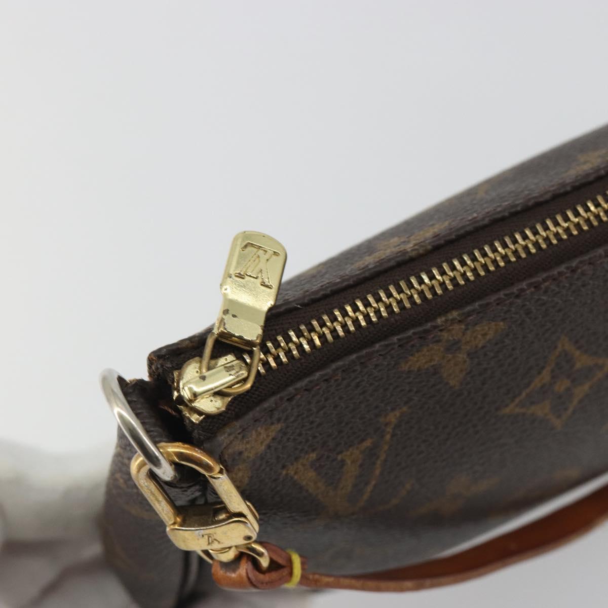 LOUIS VUITTON Monogram Pochette Accessoires Pouch M51980 LV Auth ar14041