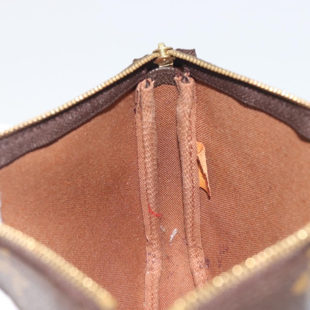 LOUIS VUITTON Monogram Pochette Accessoires Pouch M51980 LV Auth ar14041