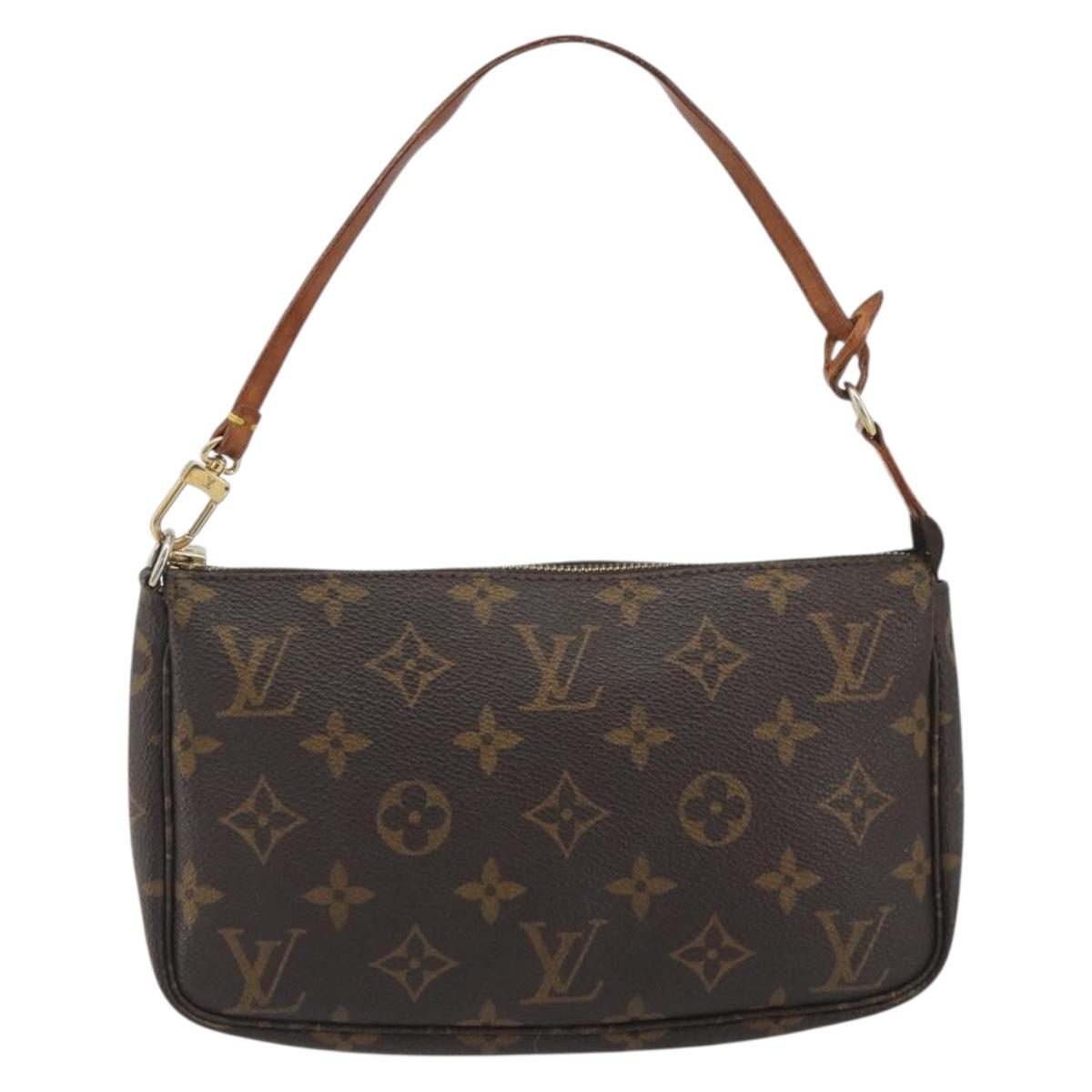 LOUIS VUITTON Monogram Pochette Accessoires Pouch M51980 LV Auth ar14041