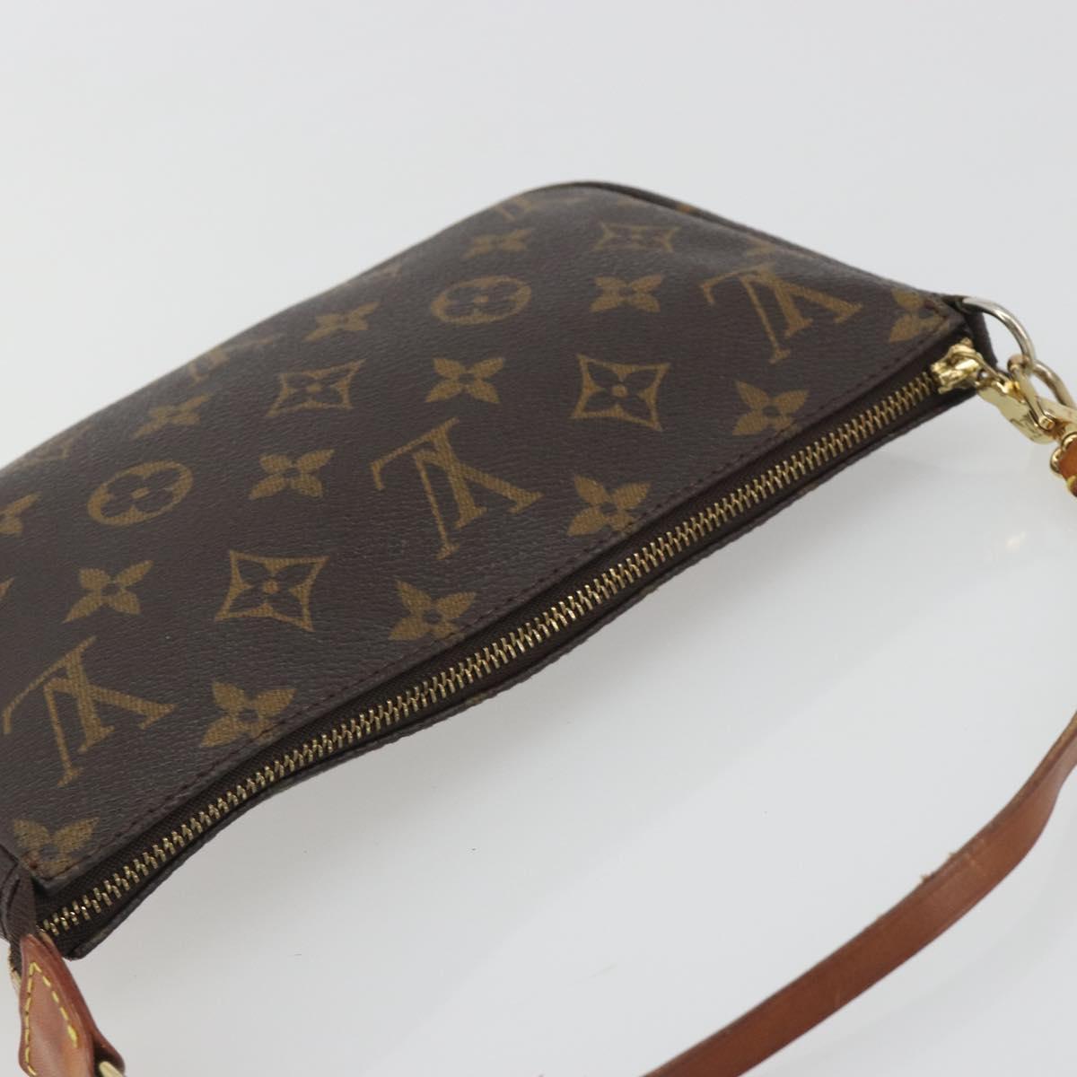 LOUIS VUITTON Monogram Pochette Accessoires Pouch M51980 LV Auth ar14041