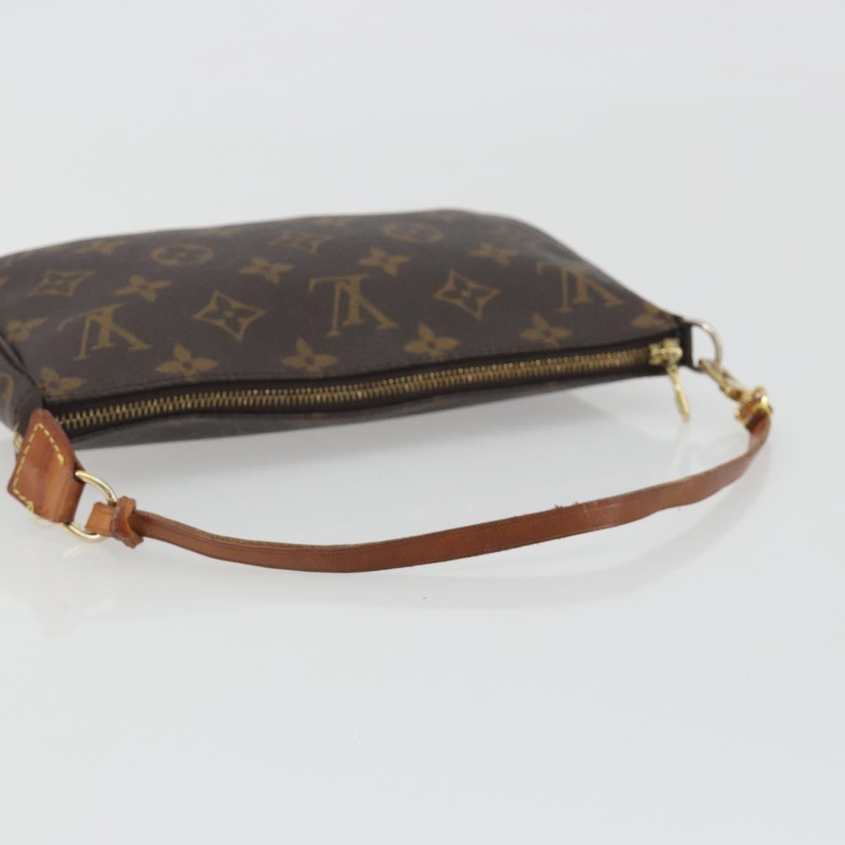 LOUIS VUITTON Monogram Pochette Accessoires Pouch M51980 LV Auth ar14041