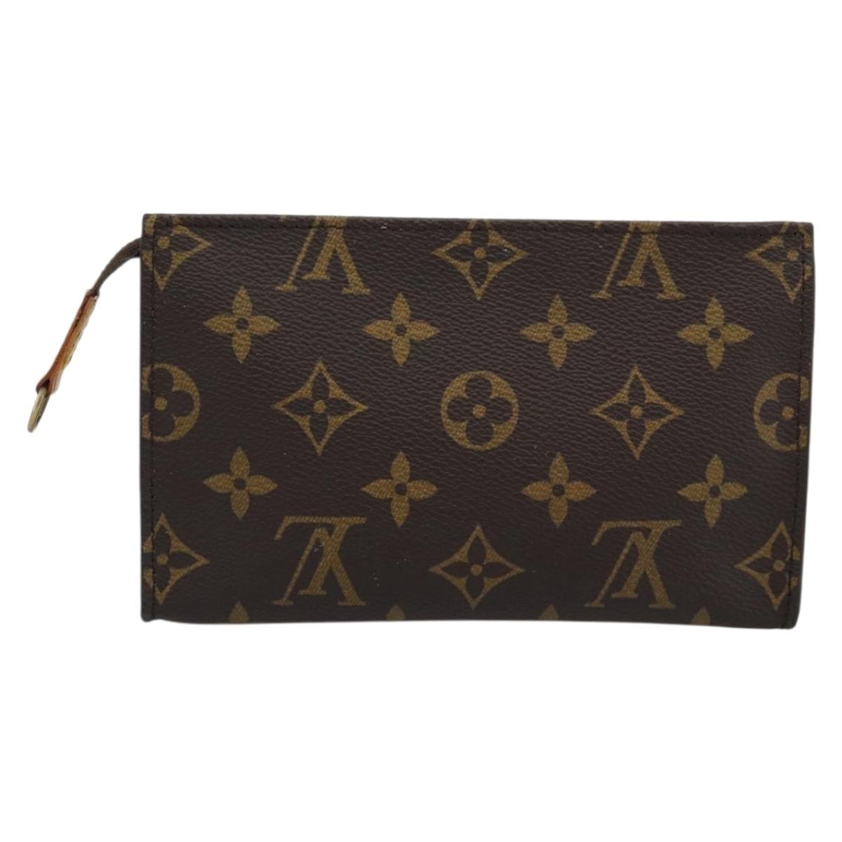 LOUIS VUITTON Monogram Bucket PM Pouch Accessory Pouch LV Auth ar14044