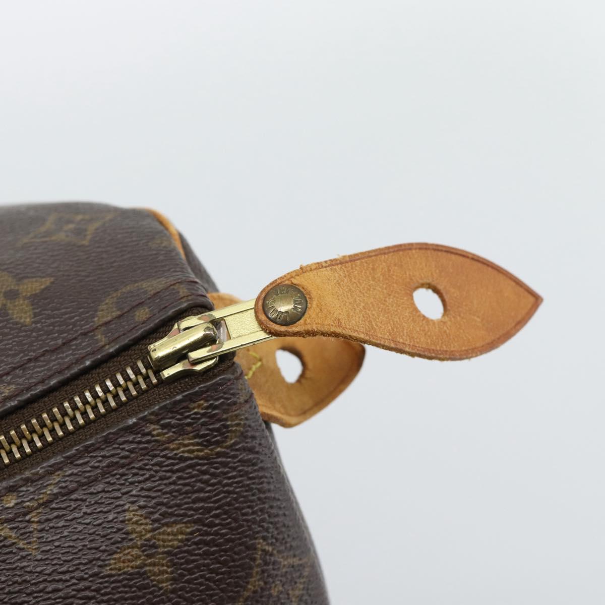 LOUIS VUITTON Monogram Speedy 35 Hand Bag M41524 LV Auth ar14046