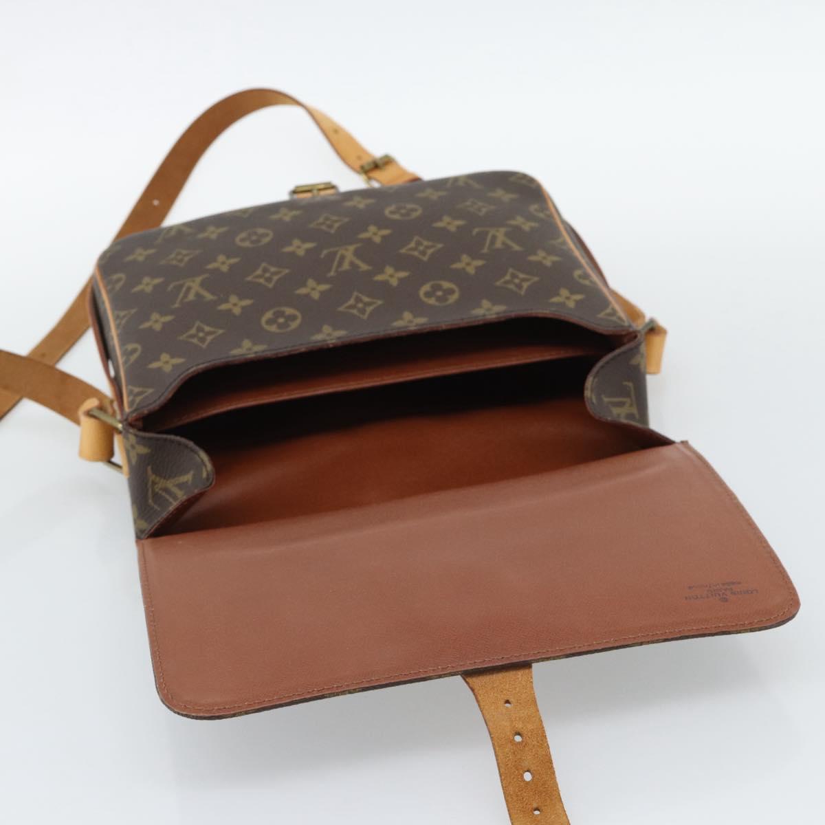 LOUIS VUITTON Monogram Cartouchiere GM Shoulder Bag M51252 LV Auth ar14047
