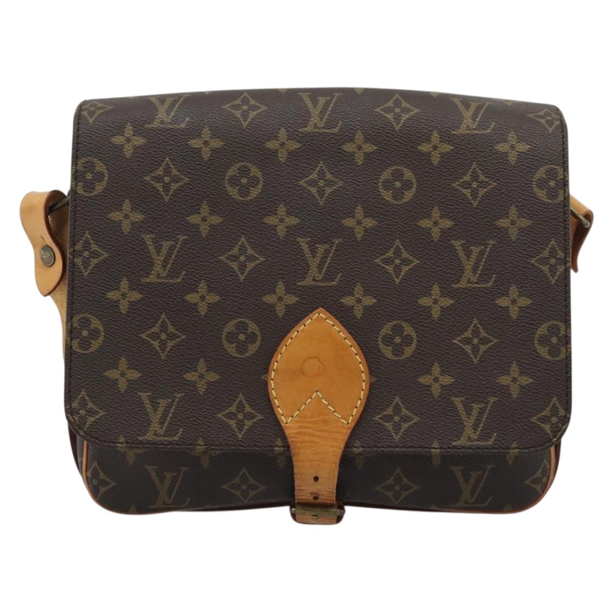 LOUIS VUITTON Monogram Cartouchiere GM Shoulder Bag M51252 LV Auth ar14047