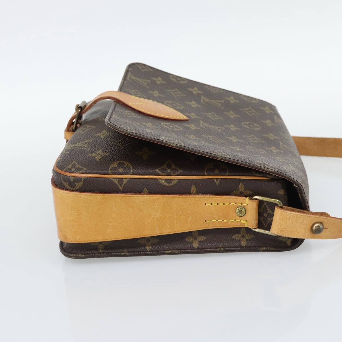 LOUIS VUITTON Monogram Cartouchiere GM Shoulder Bag M51252 LV Auth ar14047