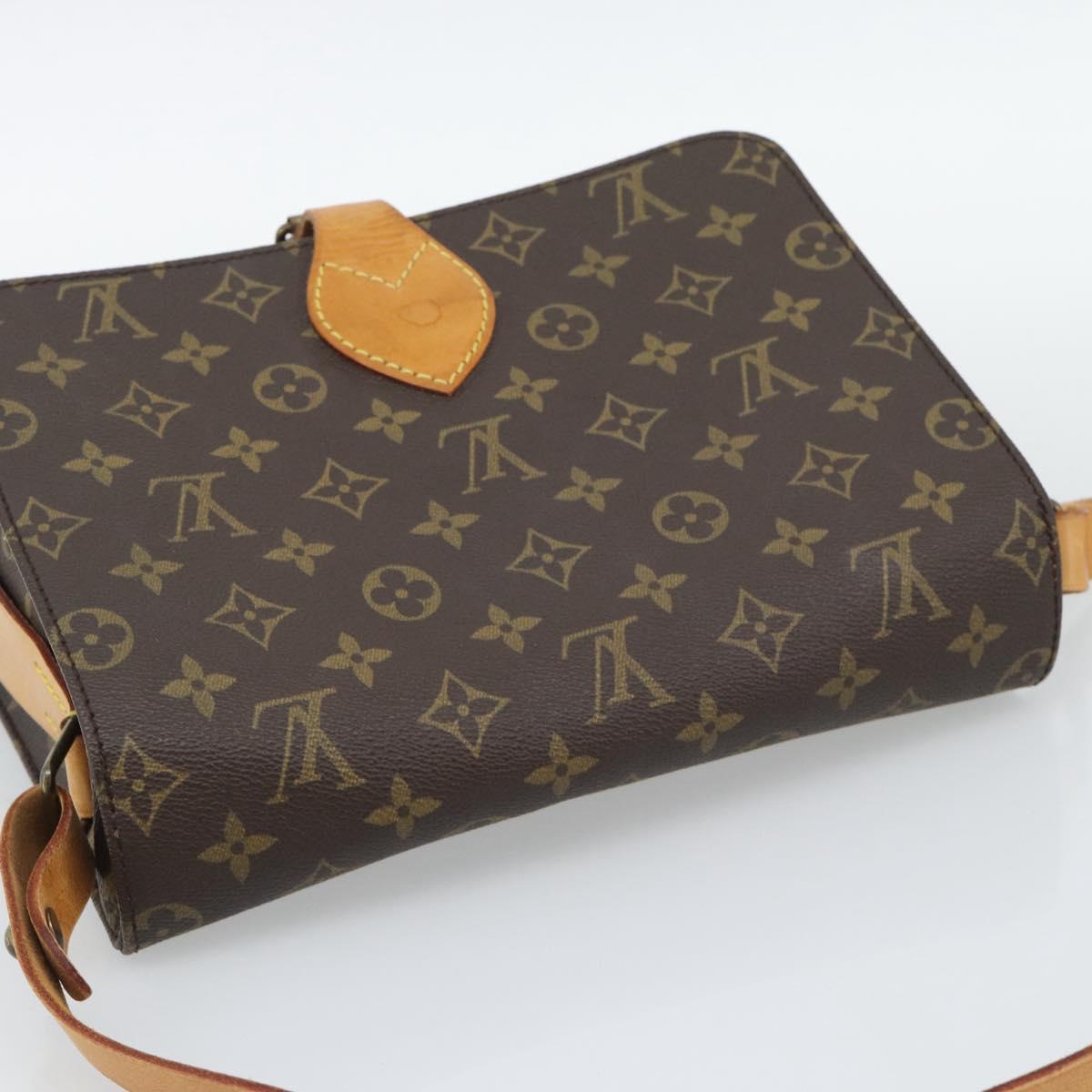 LOUIS VUITTON Monogram Cartouchiere GM Shoulder Bag M51252 LV Auth ar14047