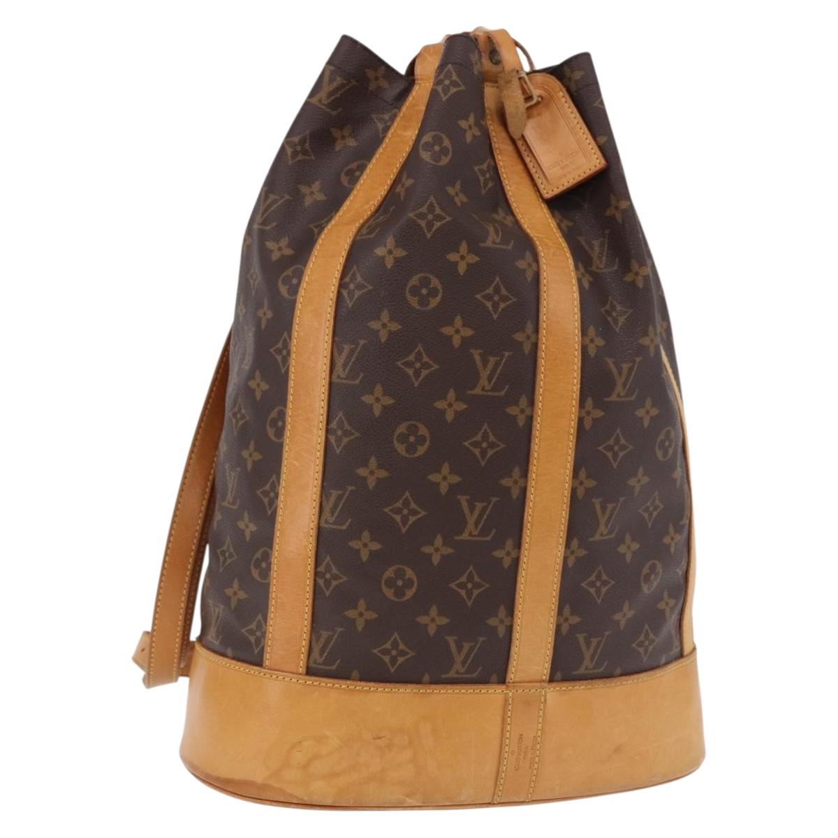 LOUIS VUITTON Monogram Randonnee GM Shoulder Bag M42244 LV Auth ar14052A