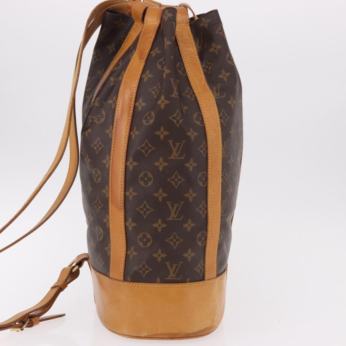 LOUIS VUITTON Monogram Randonnee GM Shoulder Bag M42244 LV Auth ar14052A