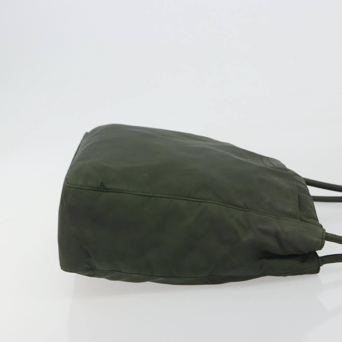 PRADA Tote Bag Nylon Khaki Auth ar14056