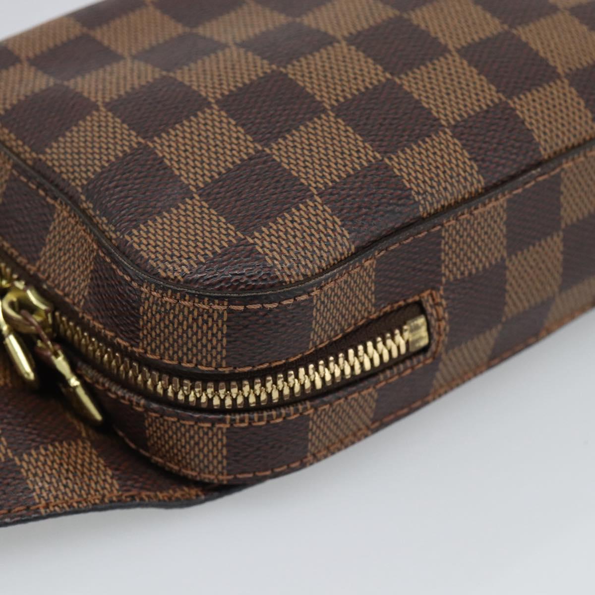 LOUIS VUITTON Damier Ebene Geronimos Shoulder Bag N51994 LV Auth ar14066
