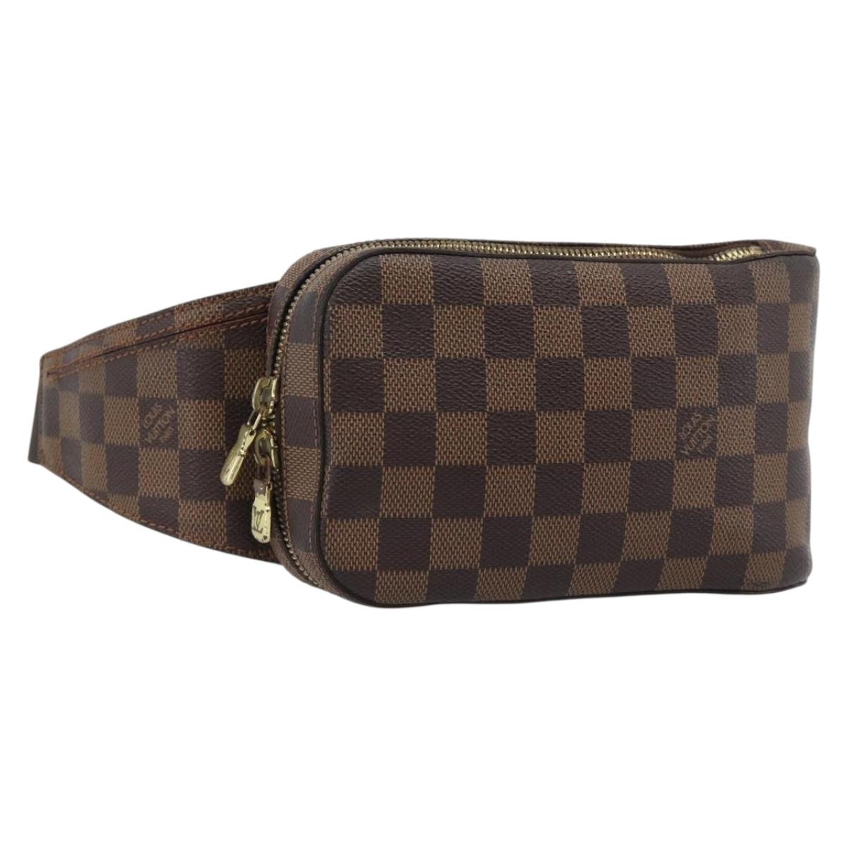 LOUIS VUITTON Damier Ebene Geronimos Shoulder Bag N51994 LV Auth ar14066