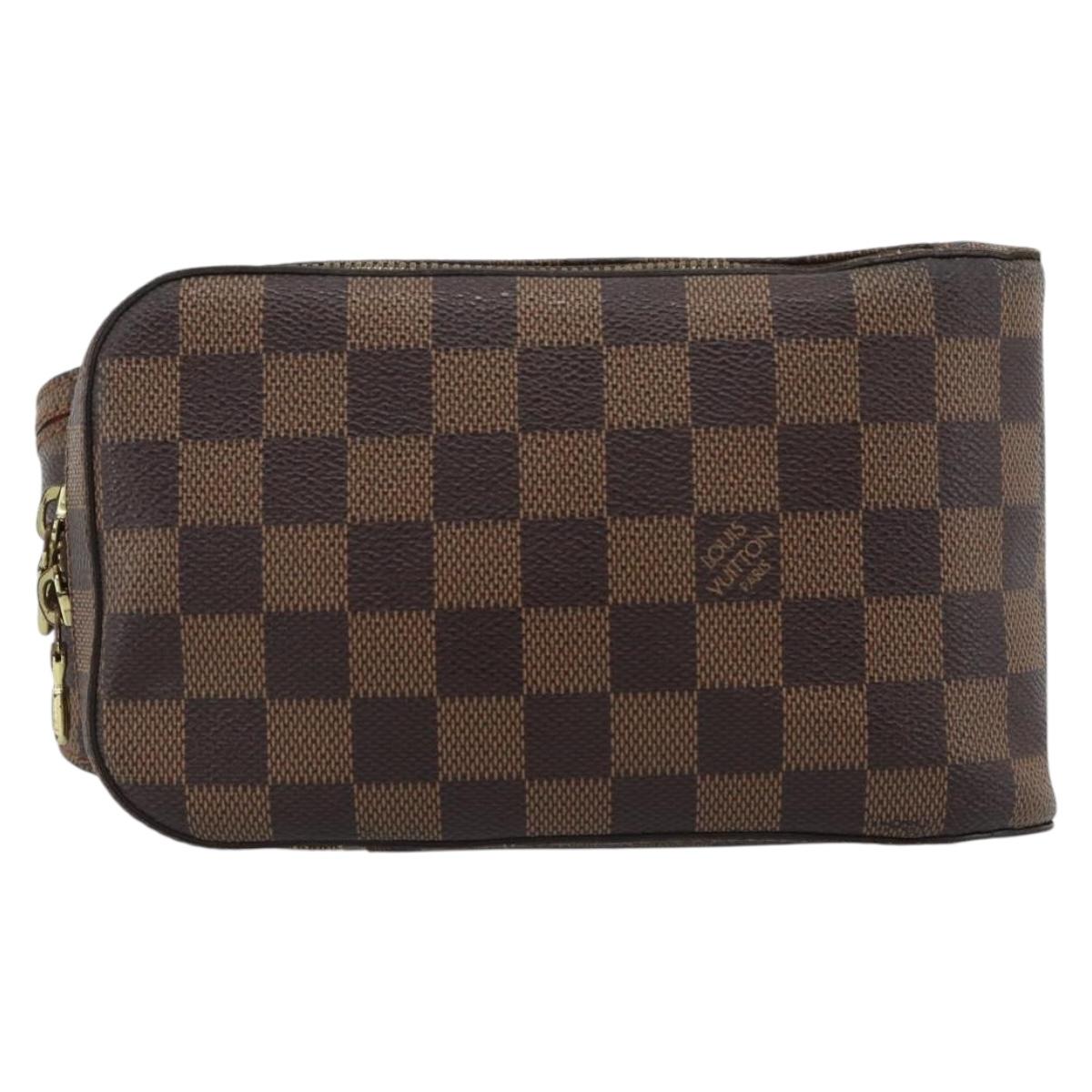 LOUIS VUITTON Damier Ebene Geronimos Shoulder Bag N51994 LV Auth ar14066