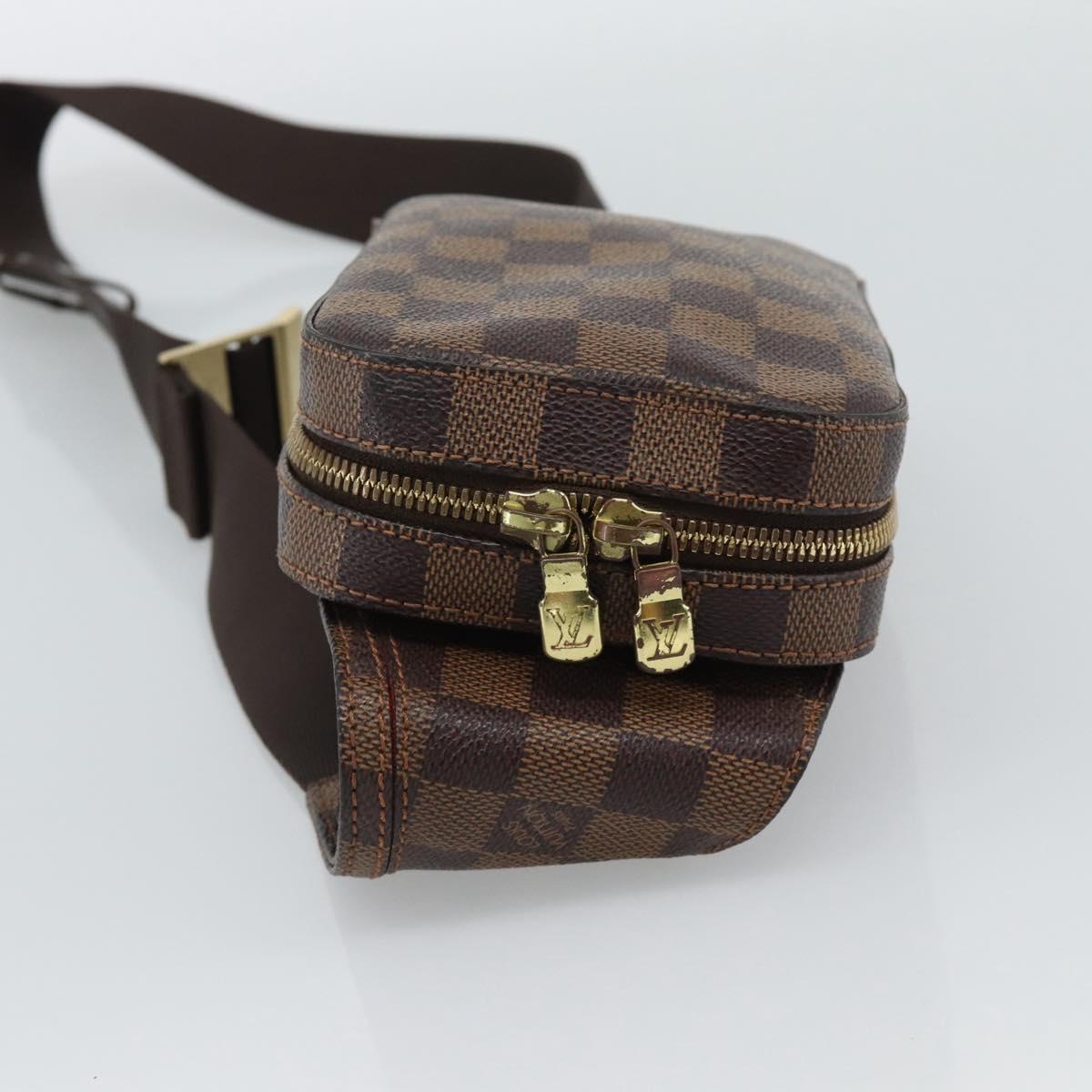 LOUIS VUITTON Damier Ebene Geronimos Shoulder Bag N51994 LV Auth ar14066