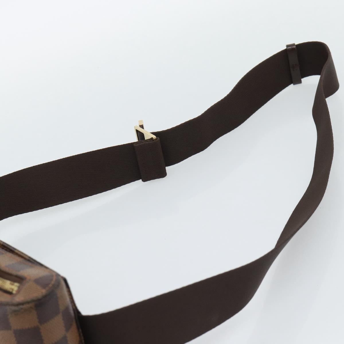 LOUIS VUITTON Damier Ebene Geronimos Shoulder Bag N51994 LV Auth ar14066