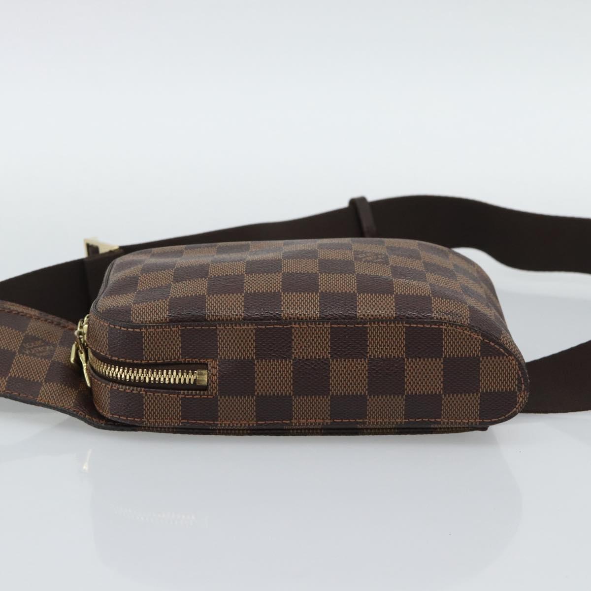 LOUIS VUITTON Damier Ebene Geronimos Shoulder Bag N51994 LV Auth ar14066