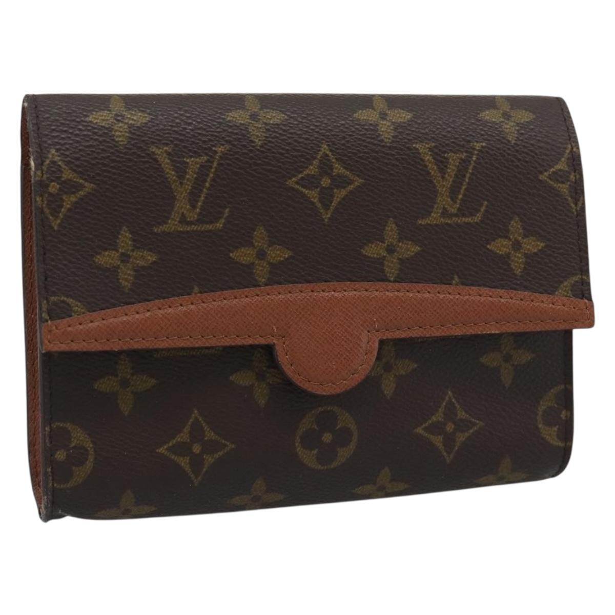 LOUIS VUITTON Monogram Pochette Arche Shoulder Bag Green M51975 LV Auth ar14068