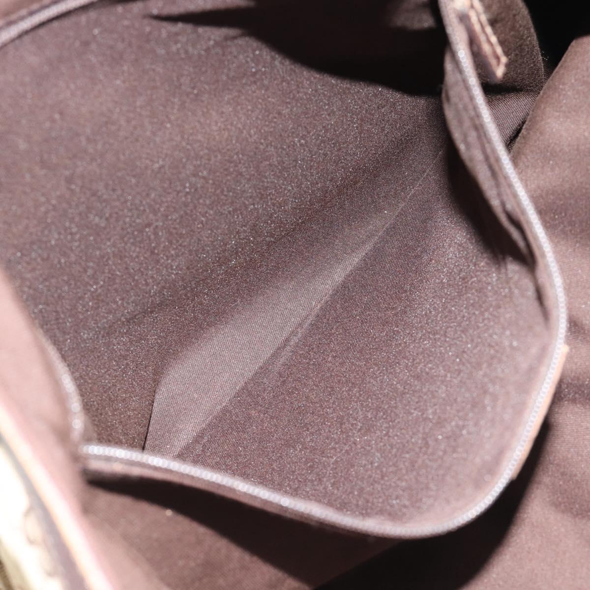 GUCCI GG Canvas Tote Bag Beige Gold 141472 Auth ar14071