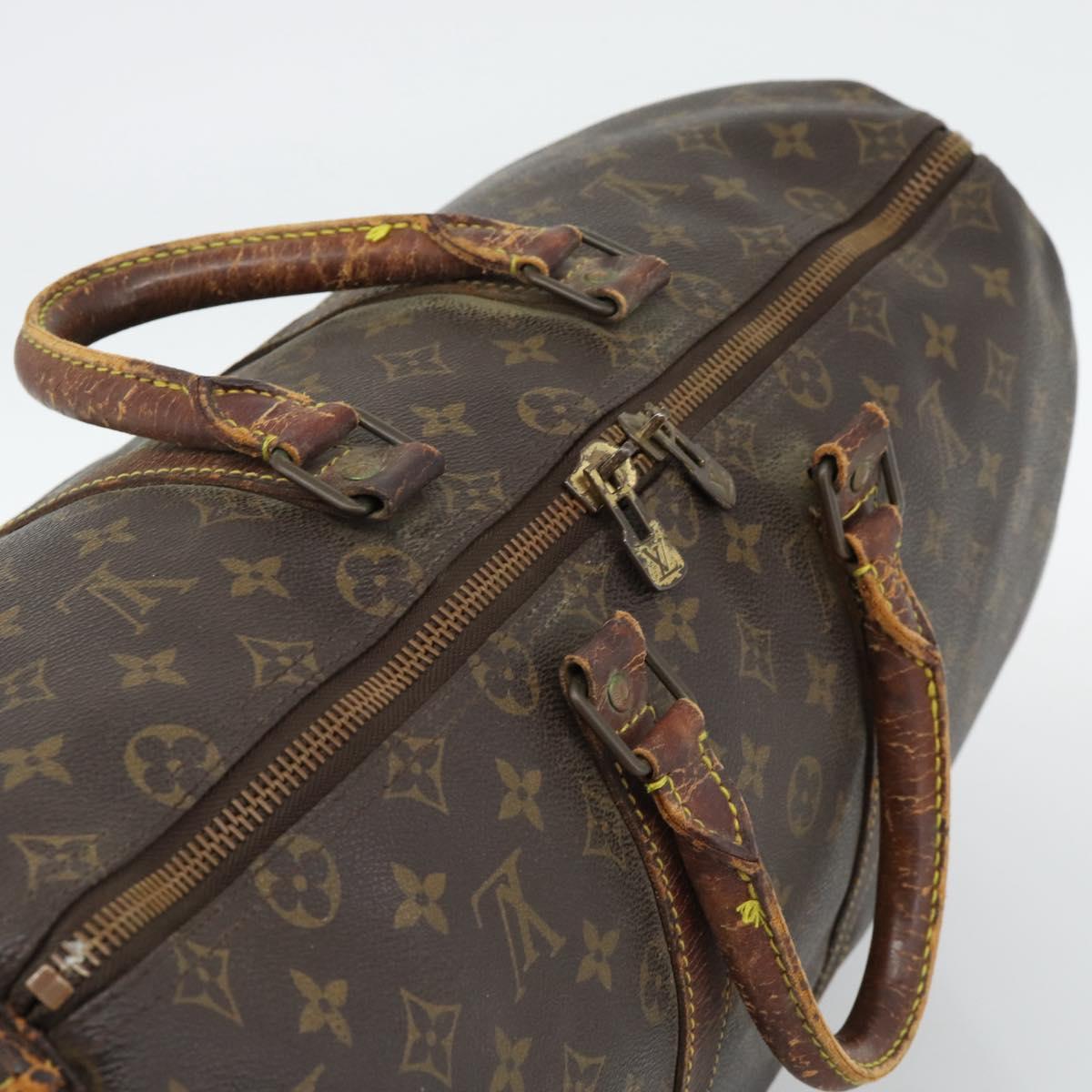 LOUIS VUITTON Monogram Keepall 50 Boston Bag M41426 LV Auth ar14072