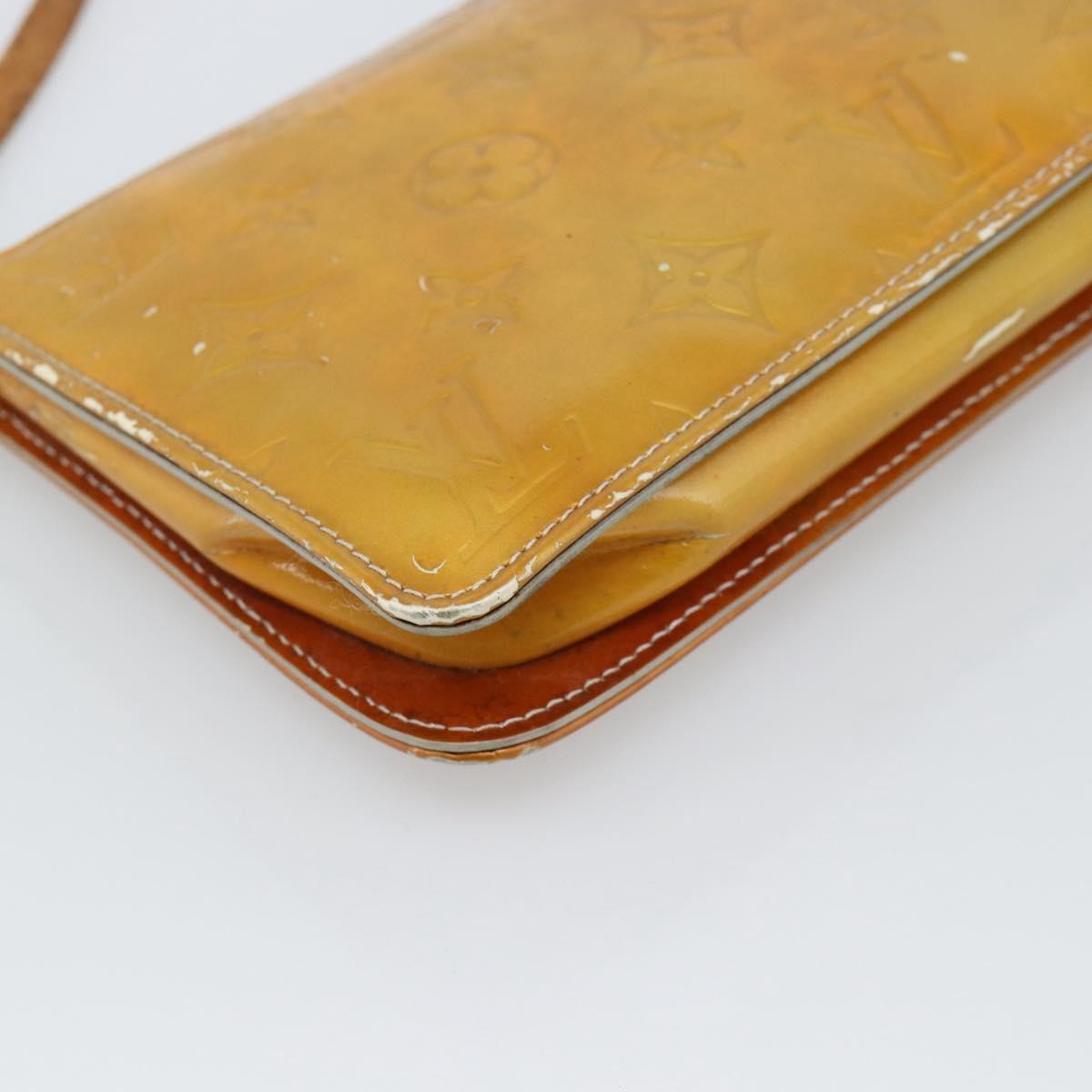 LOUIS VUITTON Monogram Vernis Lexington Accessory Pouch Gris M91056 Auth ar14075