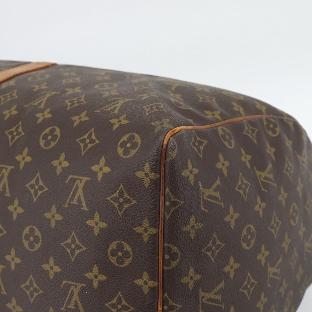 LOUIS VUITTON Monogram Keepall 60 Boston Bag M41422 LV Auth ar14081