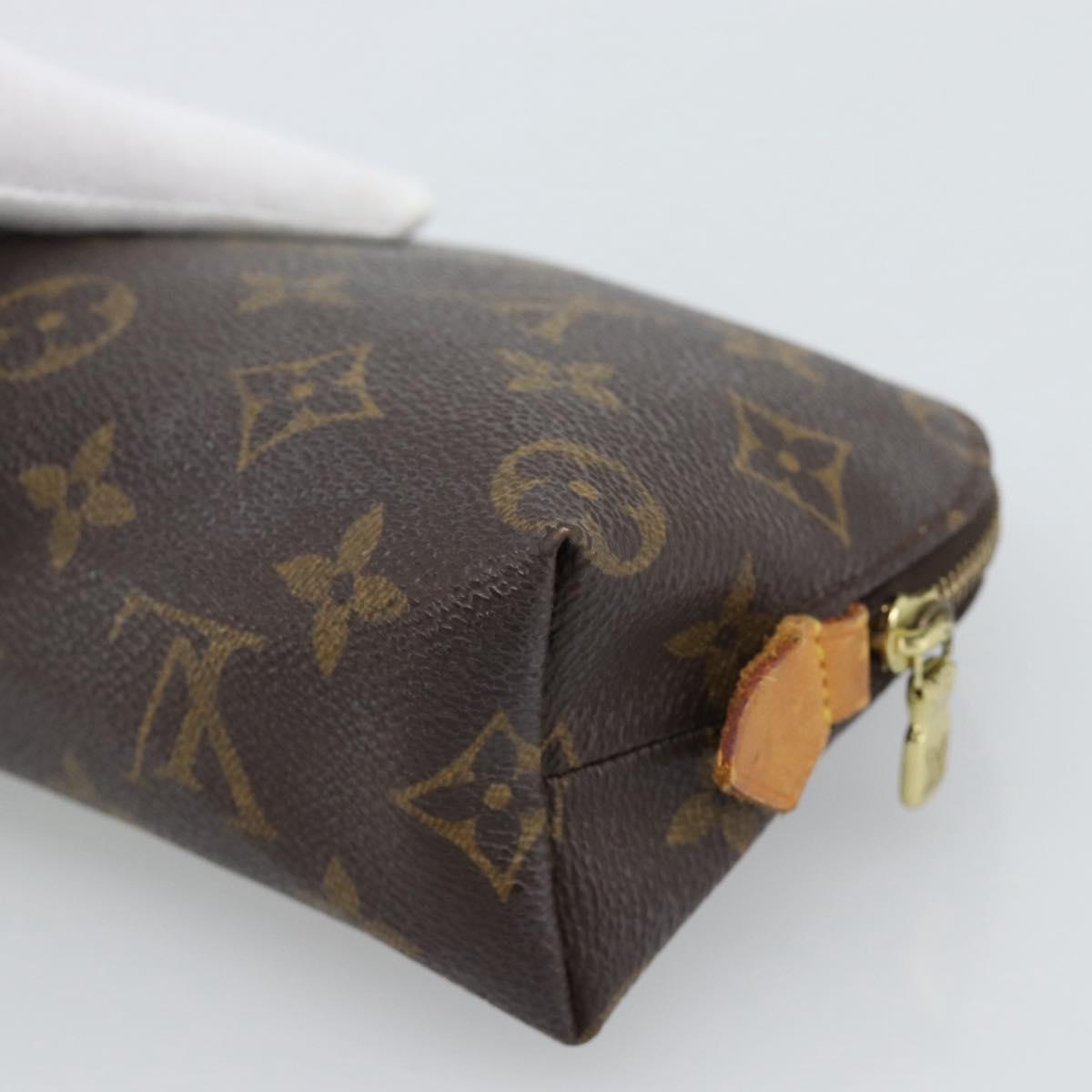 LOUIS VUITTON Monogram Pochette Cosmetic PM Cosmetic Pouch M47515 Auth ar14082