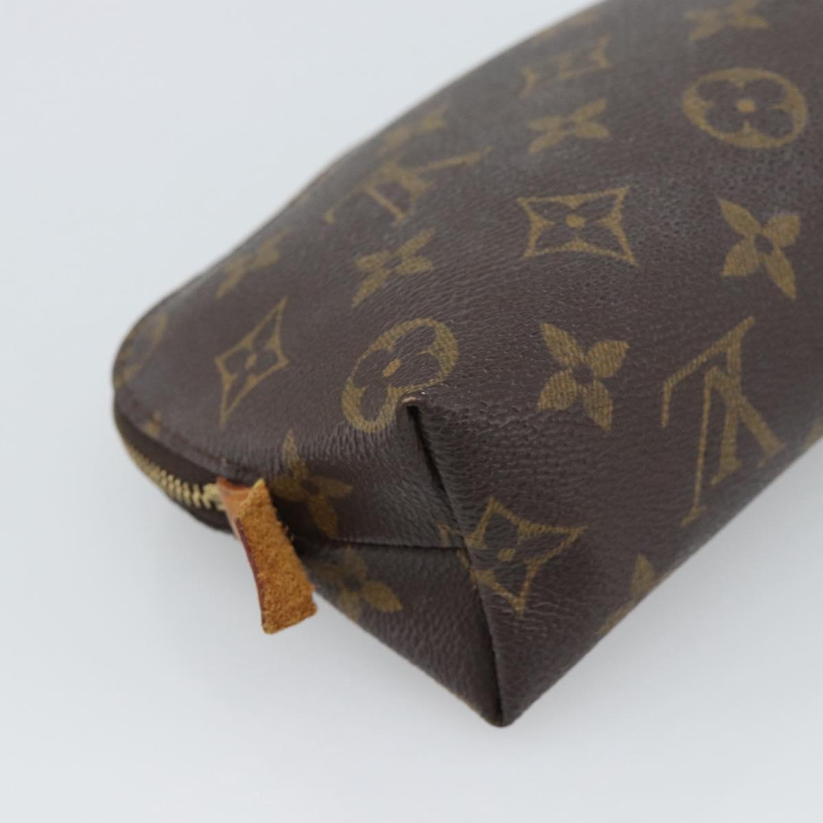 LOUIS VUITTON Monogram Pochette Cosmetic PM Cosmetic Pouch M47515 Auth ar14082