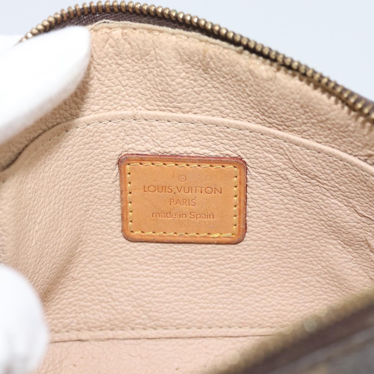 LOUIS VUITTON Monogram Pochette Cosmetic PM Cosmetic Pouch M47515 Auth ar14082