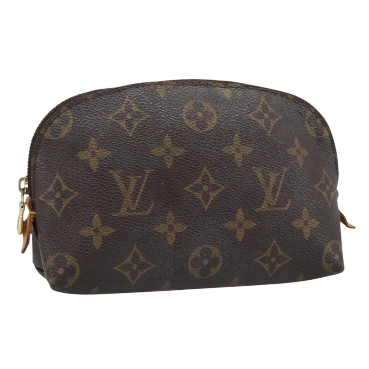 LOUIS VUITTON Monogram Pochette Cosmetic PM Cosmetic Pouch M47515 Auth ar14082