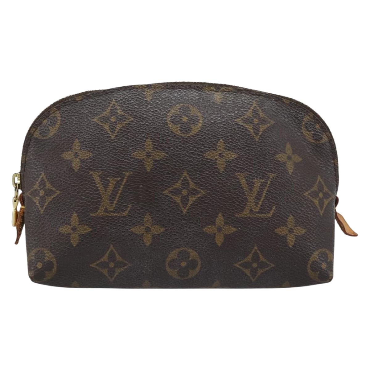 LOUIS VUITTON Monogram Pochette Cosmetic PM Cosmetic Pouch M47515 Auth ar14082