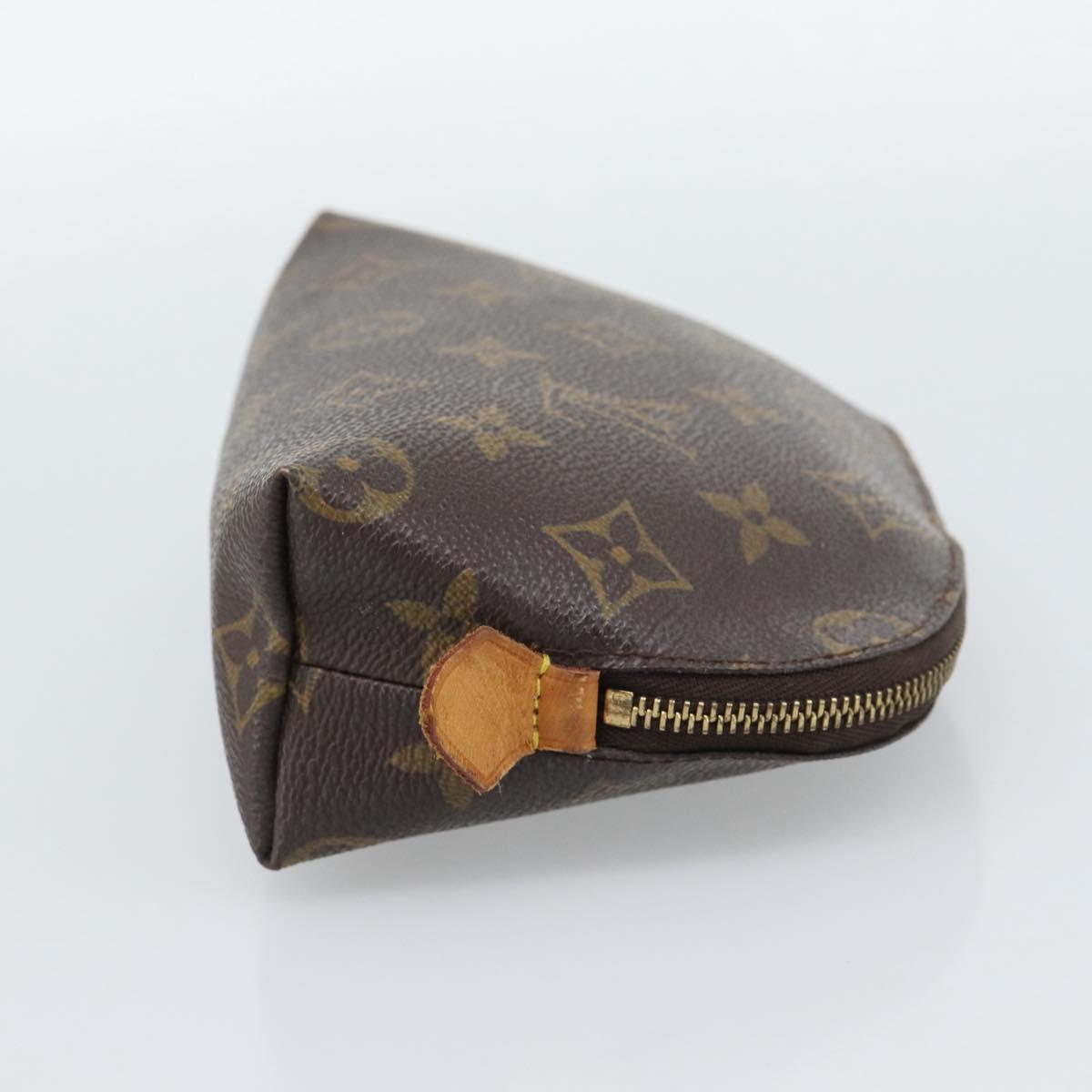 LOUIS VUITTON Monogram Pochette Cosmetic PM Cosmetic Pouch M47515 Auth ar14082