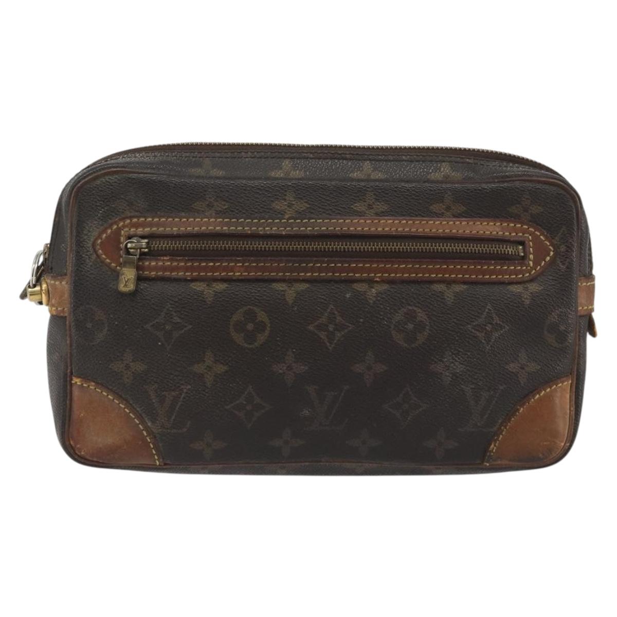 LOUIS VUITTON Monogram Marly Dragonne GM Clutch Bag M51825 LV Auth ar14098