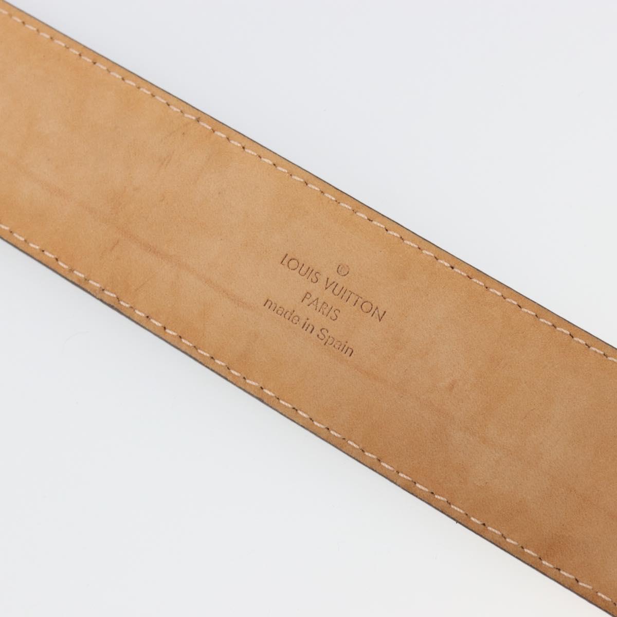 LOUIS VUITTON Monogram Ceinture 1904 Milleneuve Saint-Quatre Belt Auth ar14103