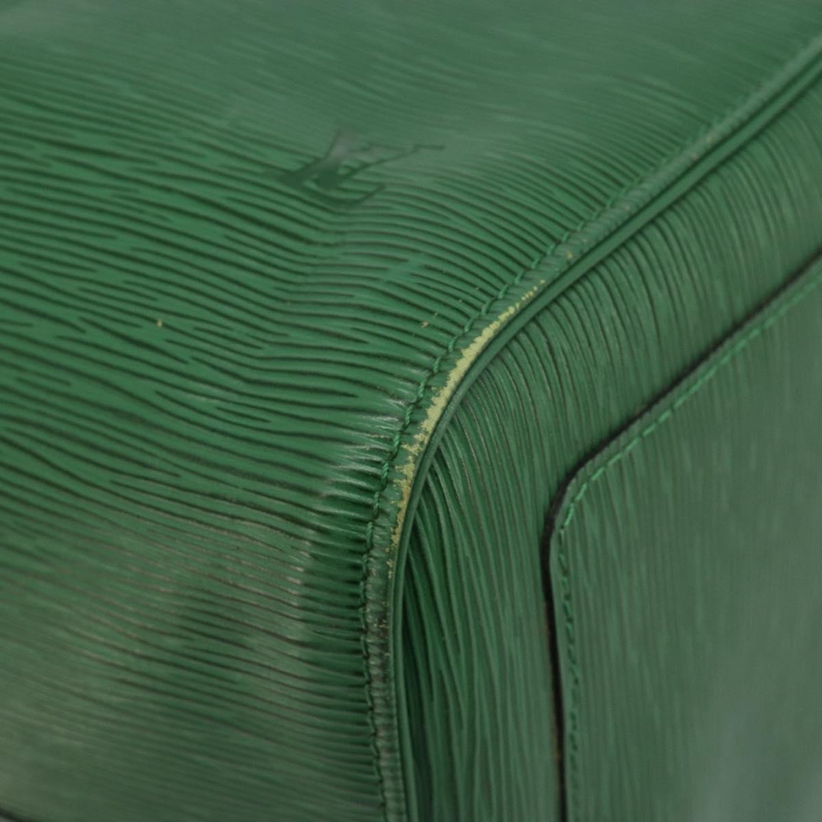 LOUIS VUITTON Epi Keepall 45 Boston Bag Green M42974 LV Auth ar14104A