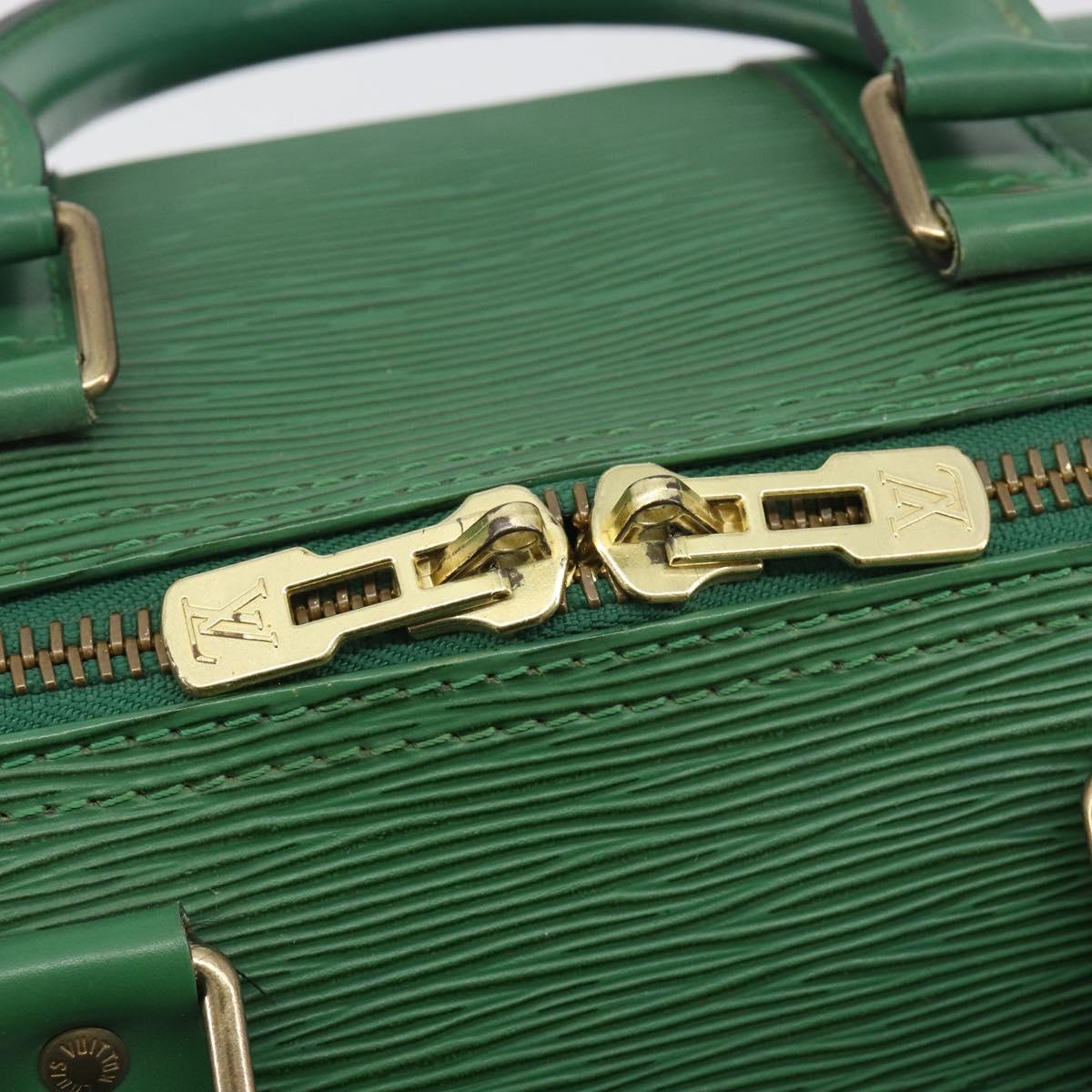 LOUIS VUITTON Epi Keepall 45 Boston Bag Green M42974 LV Auth ar14104A