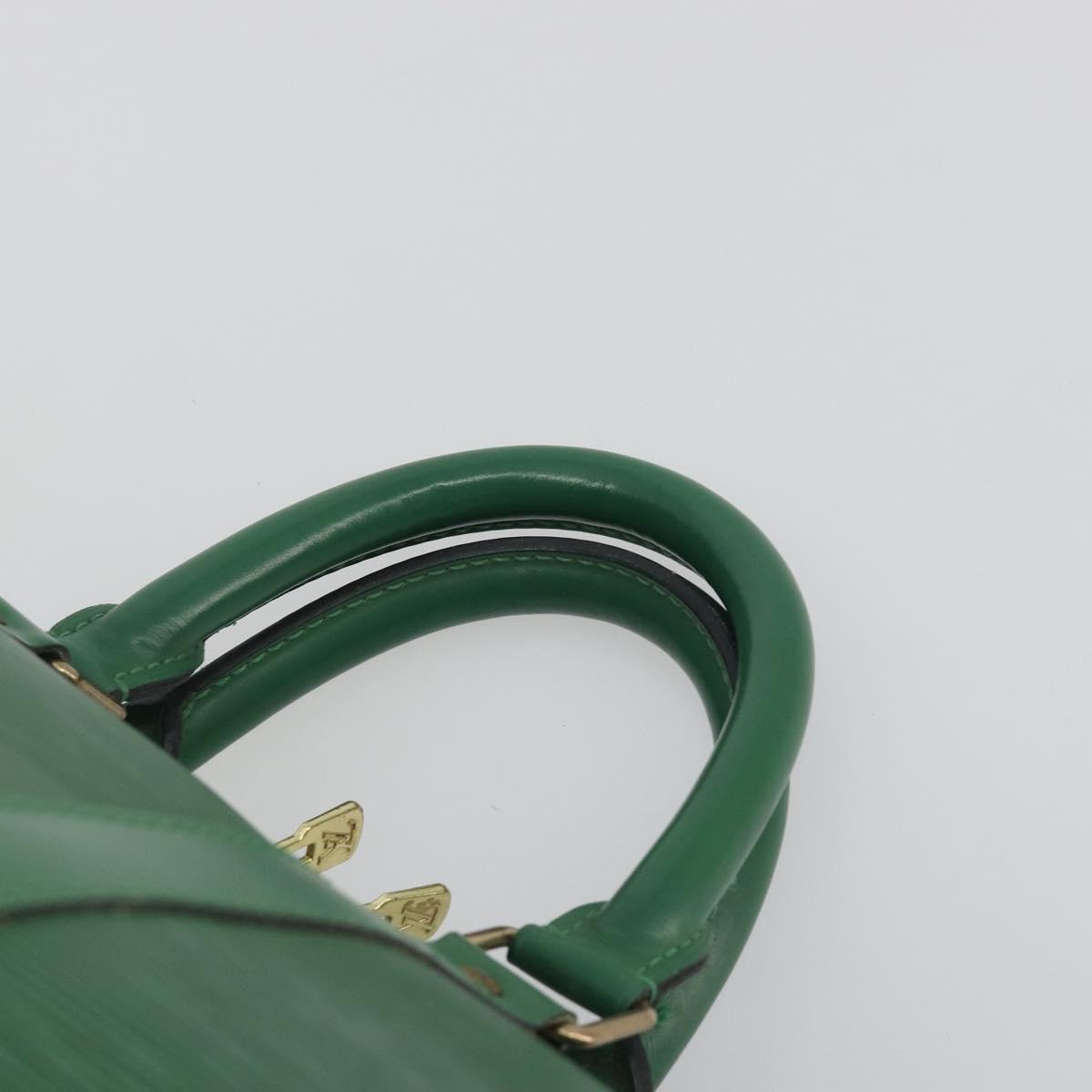LOUIS VUITTON Epi Keepall 45 Boston Bag Green M42974 LV Auth ar14104A