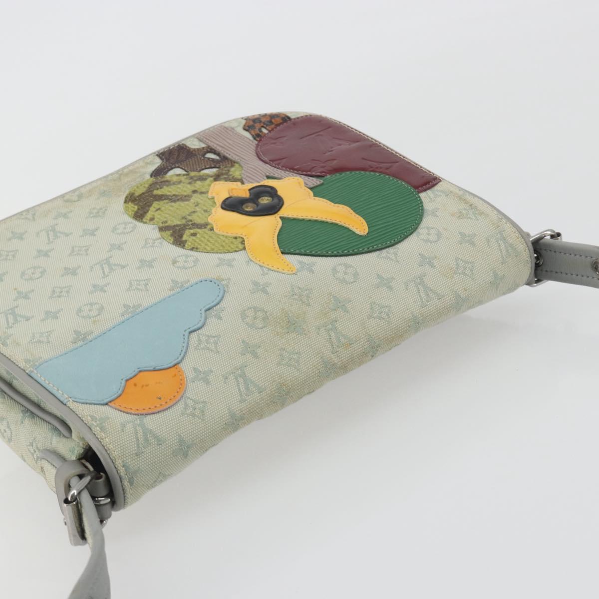 LOUIS VUITTON Monogram Mini Conte de Fée Musette Gray M92279 LV Auth ar14107