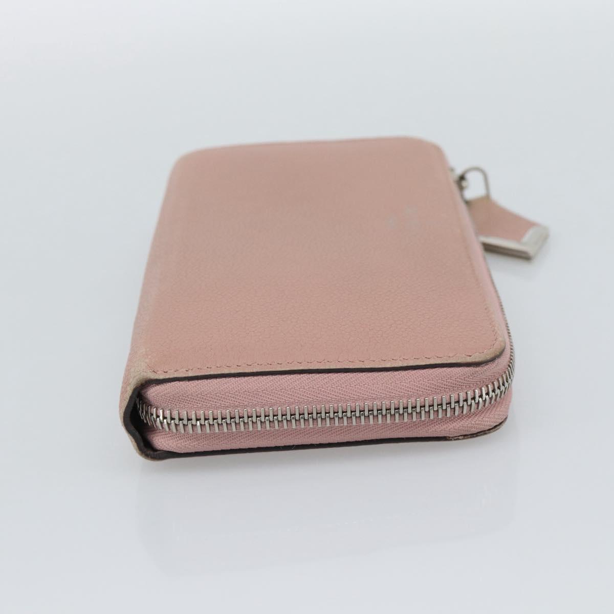 LOUIS VUITTON Portefeuille Comet Long Wallet Leather Pink M63103 LV Auth ar14108