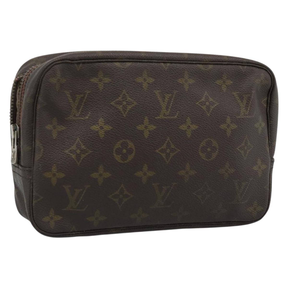 LOUIS VUITTON Monogram Trousse Toilette 23 Clutch Bag M47524 LV Auth ar14109